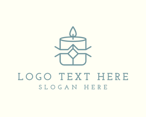 Scented - Candle Wax Decor logo design