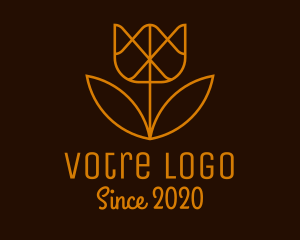 Floristry - Geometric Flower Garden logo design