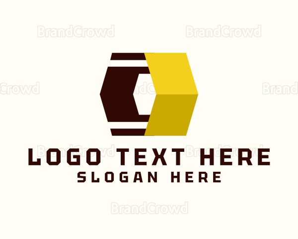 Professional Geometric Hexagon Logo