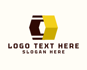 General - Professional Geometric Hexagon logo design