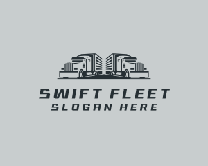 Fleet - Delivery Fleet Trucking logo design