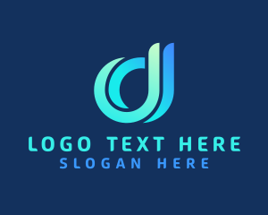 Web - Digital Tech Letter D logo design