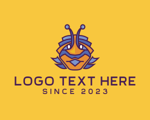 Vlog - Snail Monster Beast logo design