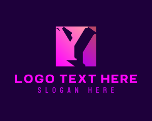 Industrial - Elegant Business Shadow Letter Y logo design