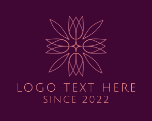 Dermatology - Tulip Floral Cosmetics Boutique logo design