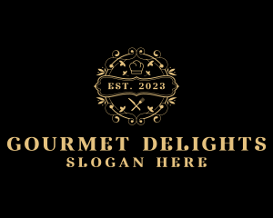 Gourmet Culinary Diner logo design