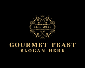 Gourmet Culinary Diner logo design