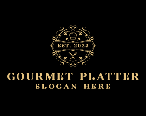 Gourmet Culinary Diner logo design