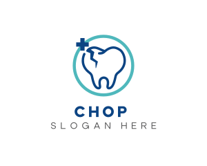 Dental - Dental Tooth Crack Repair logo design