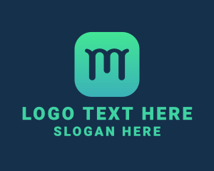 Startup - Media Agency Letter M logo design