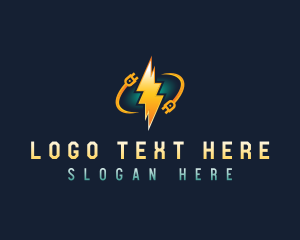 Plug - Electric Power Plug logo design