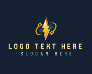 Electric Power Plug Logo