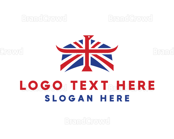 Union Flag Horns Logo