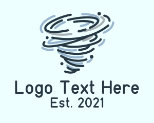 Business - Tornado Typhoon Weather logo design