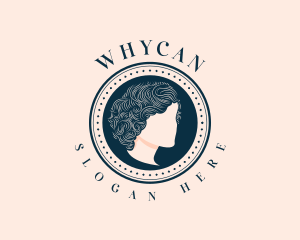 Hair Bun - Beauty Hair Woman logo design