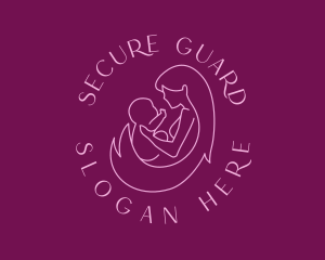 Maternity Clothes - Mother Child Parenting logo design