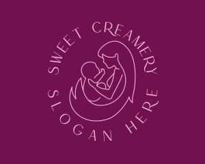 Mother Child Parenting logo design