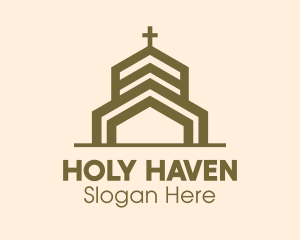 Vatican - Bronze Religious Church logo design