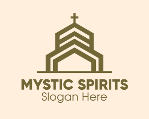 Bronze Religious Church logo design