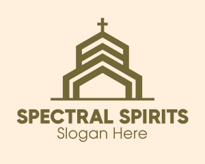 Bronze Religious Church logo design