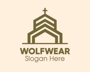 Structure - Bronze Religious Church logo design