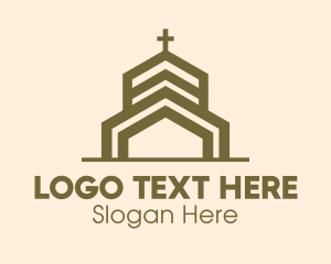 Holy Place - Bronze Religious Church logo design