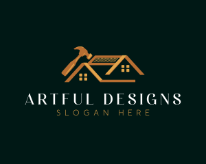 Luxury Roof Repair logo design