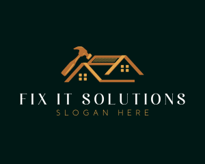 Repair - Luxury Roof Repair logo design