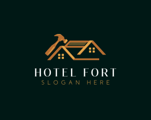 Luxury Roof Repair logo design