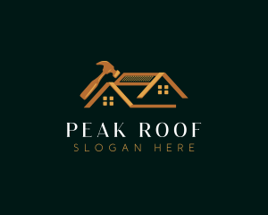 Roof - Luxury Roof Repair logo design