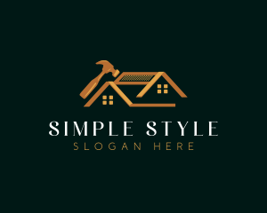 Minimal - Luxury Roof Repair logo design