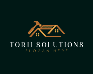 Luxury Roof Repair logo design