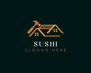 Luxury Roof Repair logo design