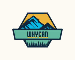 Mountain Summit Hiking Logo