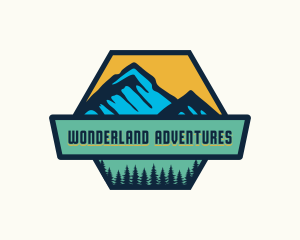 Mountain Summit Hiking logo design