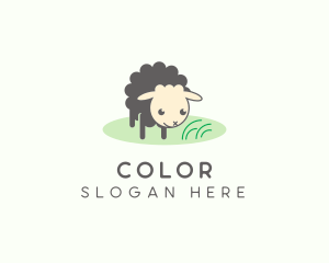 Character - Baby Sheep Lamb logo design
