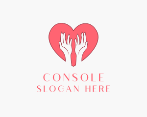 Ukraine - Pink Heart Care logo design