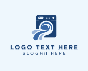 Dry Cleaning - Laundry Cleaning Laundromat logo design