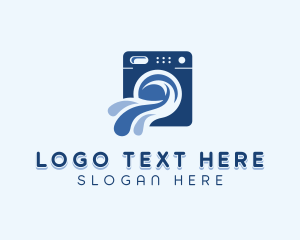 Suds - Laundry Cleaning Laundromat logo design