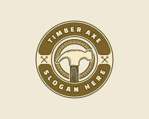 Hammer Builder Carpentry logo design