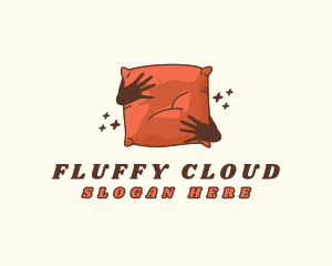 Fluffy Pillow Bedding logo design