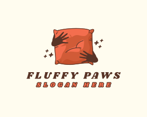 Fluffy - Fluffy Pillow Bedding logo design