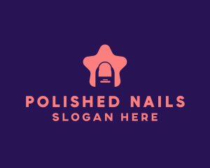 Nail - Star Manicure Nail Salon logo design