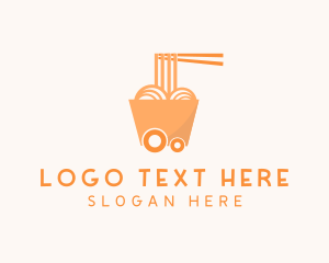 Ramen - Noodle Food Cart logo design