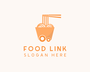 Noodle Food Cart  logo design