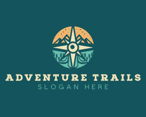 Mountain Field Exploration logo design