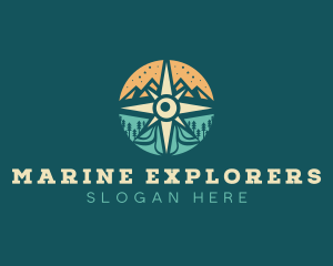 Mountain Field Exploration logo design