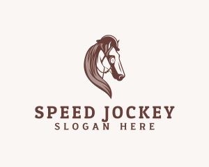 Jockey - Horse Jockey Racing logo design