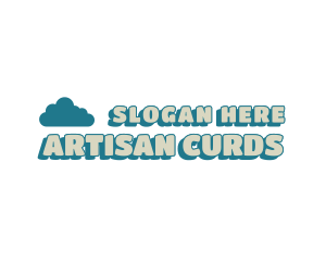 Cloud Comic Wordmark logo design