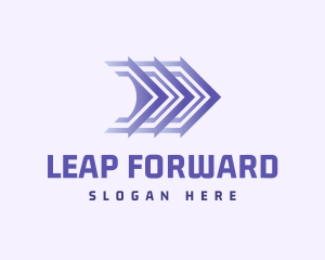 Forward Shipping Logistics logo design